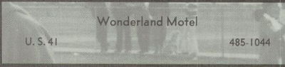 Wonderland Motel - 1970S Yearbook Ad